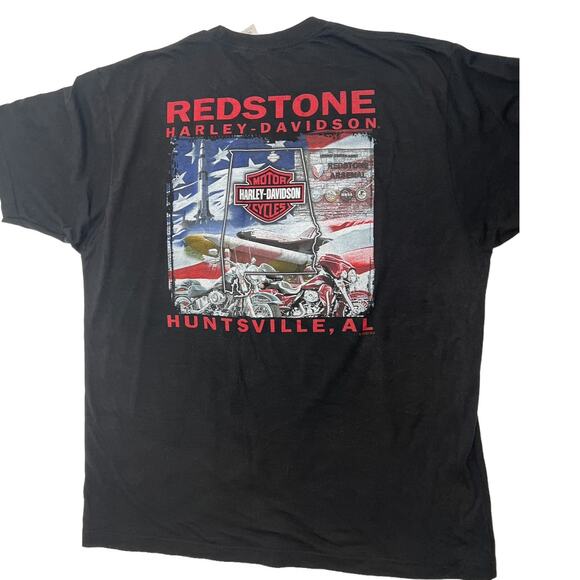 HARLEY DAVIDSON Huntsville, Al Space & Rocket Center Graphic T-Shirt SZ XL - Picture 1 of 7